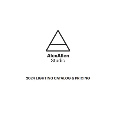 2024 LIGHTING CATALOG ALEXALLEN STUDIO LIST