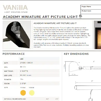Vanilla Cutsheet Academy MAPL-LGN 2024